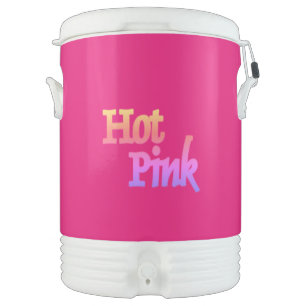 Hot Pink beverage cooler 10 gallon