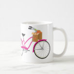 Hot PInk Bicycle with Oranges Coffee Mug