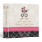 Hot Pink Black DAMASK Carriage Baby Photo Album
