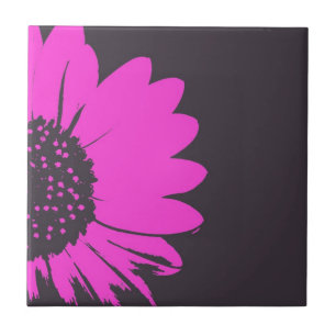 Hot Pink Blossom Tile