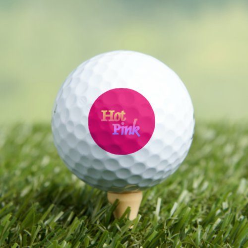 Hot Pink Bridgestone e6 golf balls 12 pk