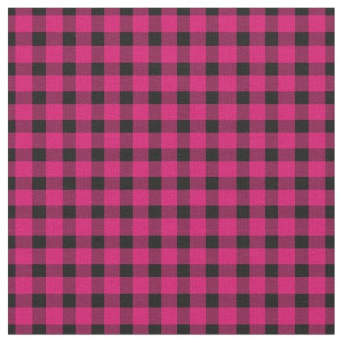 Hot Pink Buffalo Country Lumberjack Plaid Fabric