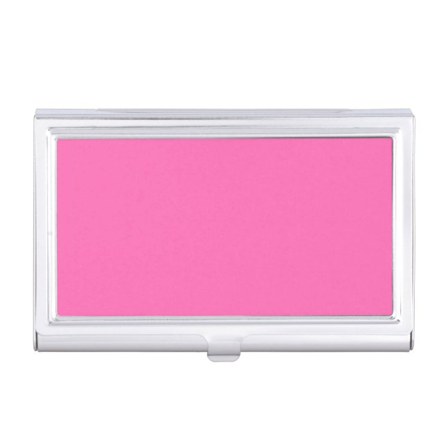 Hot Pink Business Card Holder (Front)