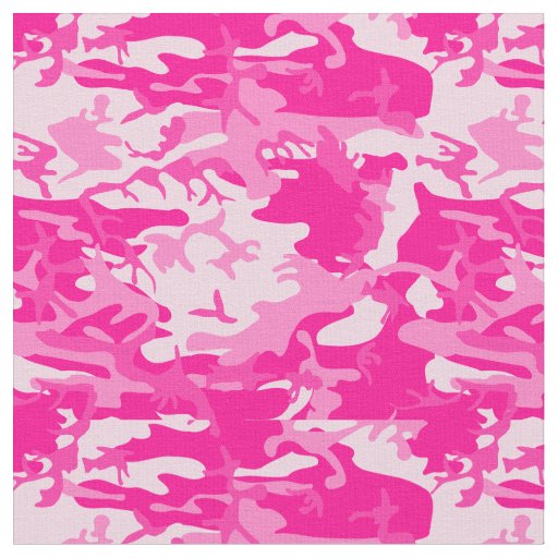 hot pink camo camouflage fabric