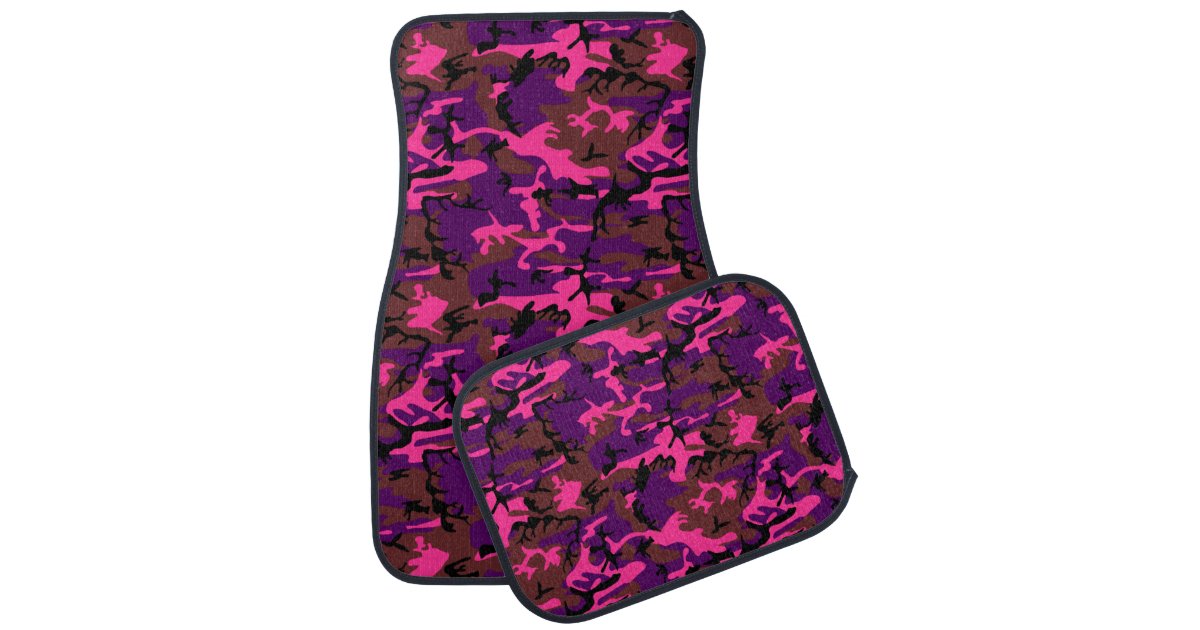 Hot Pink Camo Car Mat Zazzle