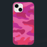 Hot Pink Camo Pattern Case-Mate iPhone 14 Case<br><div class="desc">Dress up and protect your iphone with a stylish camouflage pattern design. In shades of bright pink / magenta,  coral,  raspberry,  and fuchsia colors.</div>
