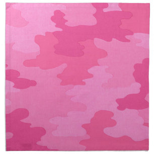 Hot Pink Camouflage Napkins