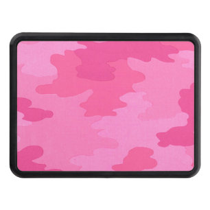 Hot Pink Camouflage Trailer Hitch Cover