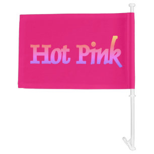 Hot Pink car and boat flag