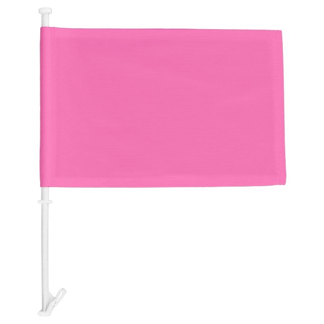 Hot Pink Car Flag (Front)