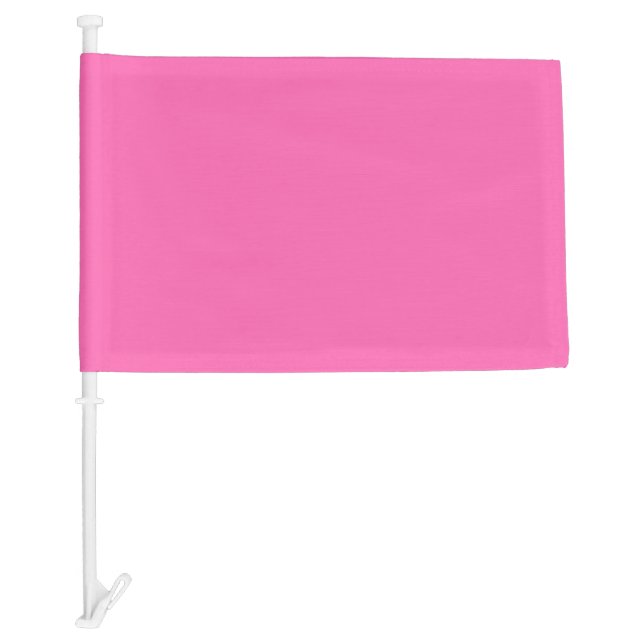 Hot Pink Car Flag (Front)
