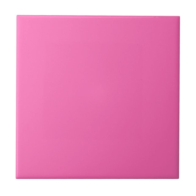 Hot Pink Ceramic Tile (Front)