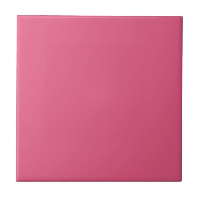 Hot Pink Ceramic Tile (Front)