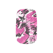 Hot Pink Chaos - Crazy Hot Nails