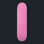 Hot Pink Checkerboard Skateboard<br><div class="desc">Hot Pink Checkerboard</div>