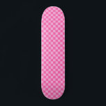 Hot Pink Checkerboard Skateboard<br><div class="desc">Hot Pink Checkerboard</div>
