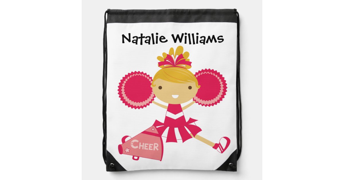 Cute personalized Art Supply Drawstring Bag