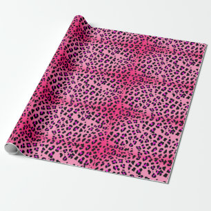 Hot Pink Cheetah Wrapping Paper