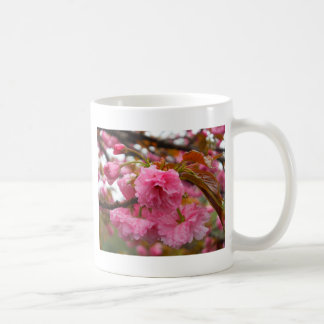 Hot Pink Cherry Blossom Flowers Coffee Mug