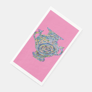 Hot Pink Chinoiserie Ginger Jar Jars Paper Guest Towels