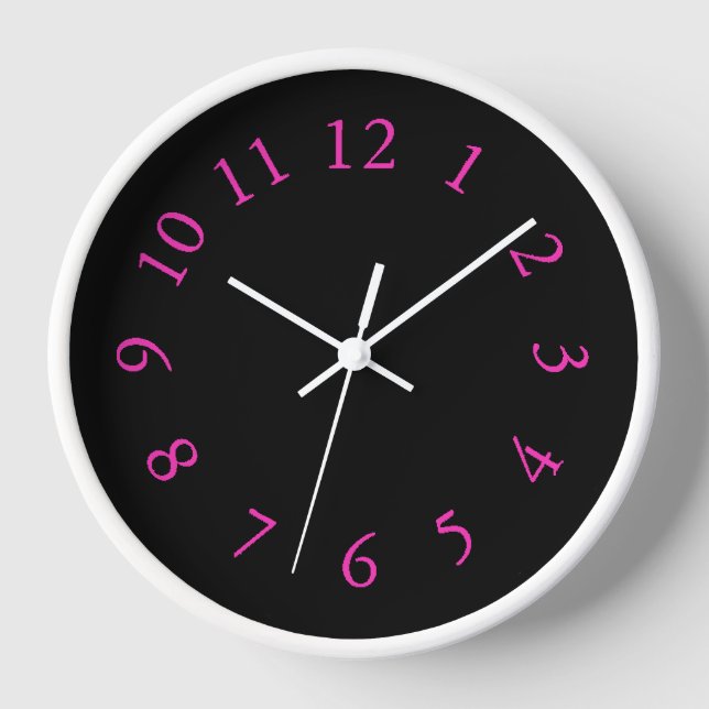 Hot Pink Clock (Front)