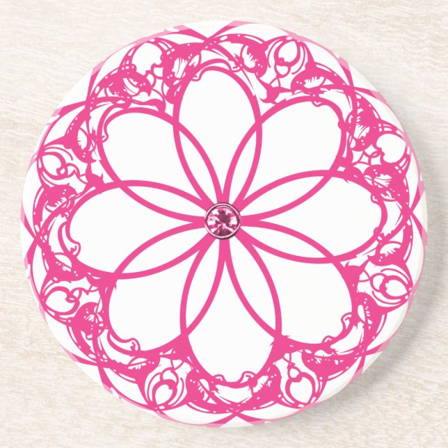 Hot Pink Coaster (Front)
