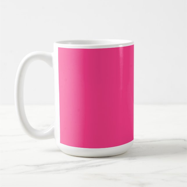 Hot Pink  Coffee Mug (Left)
