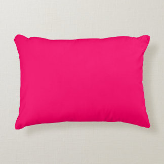 Hot Pink Color Accent Pillow