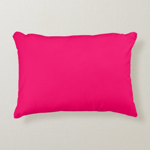 Hot Pink Color Accent Pillow