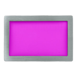 Hot Pink Color Customized Designer Rectangular Belt Buckle