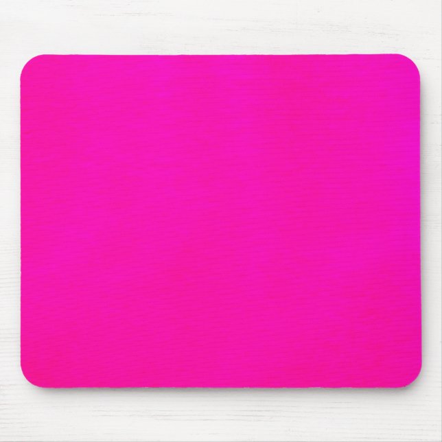 Hot Pink Color Mousepad Bright Bold Fun Colorblock (Front)