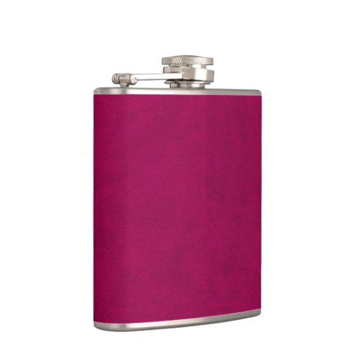Hot Pink Color Velvet Custom Home Casino Hip Flask