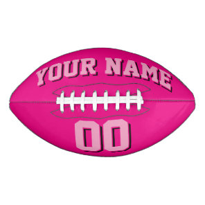 HOT PINK Custom Football