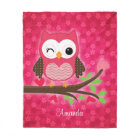 Hot Pink Cute Owl Girly Personalized