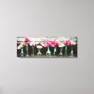 Hot Pink Daisy Canvas Print