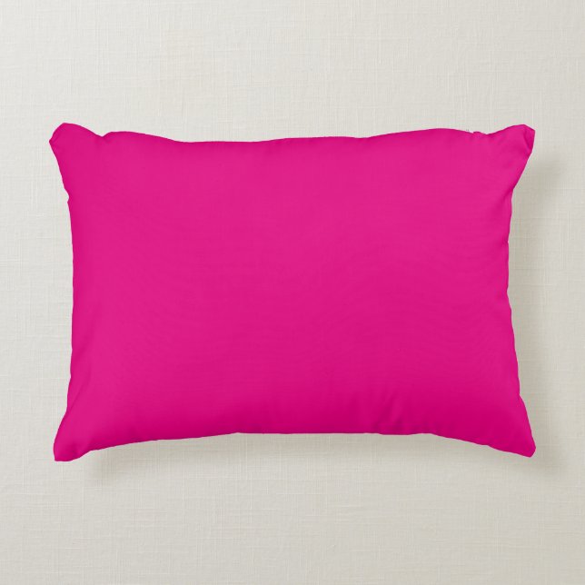 “Hot Pink” Decorative Pillow (Front)