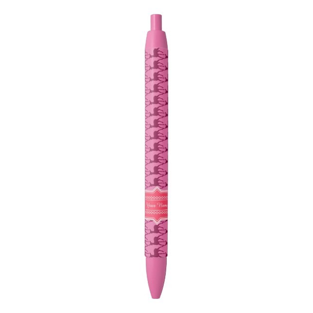 Hot Pink Deer, Personalized Name | N1 Pen (Front Vertical)