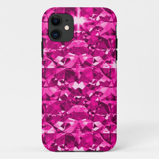 Hot Pink Diamonds Case-Mate iPhone Case (Back)