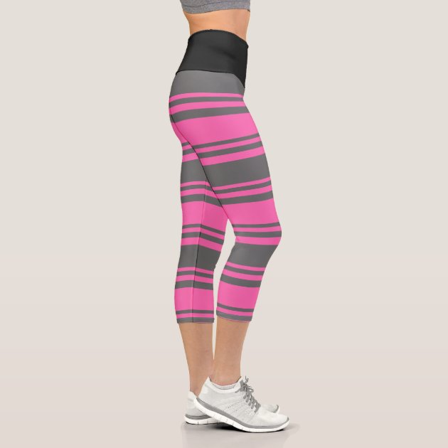 hot pink capri leggings