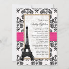 Hot Pink Eiffel Tower Parisian Bridal Shower