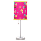 hot pink emoji lamp (Right)