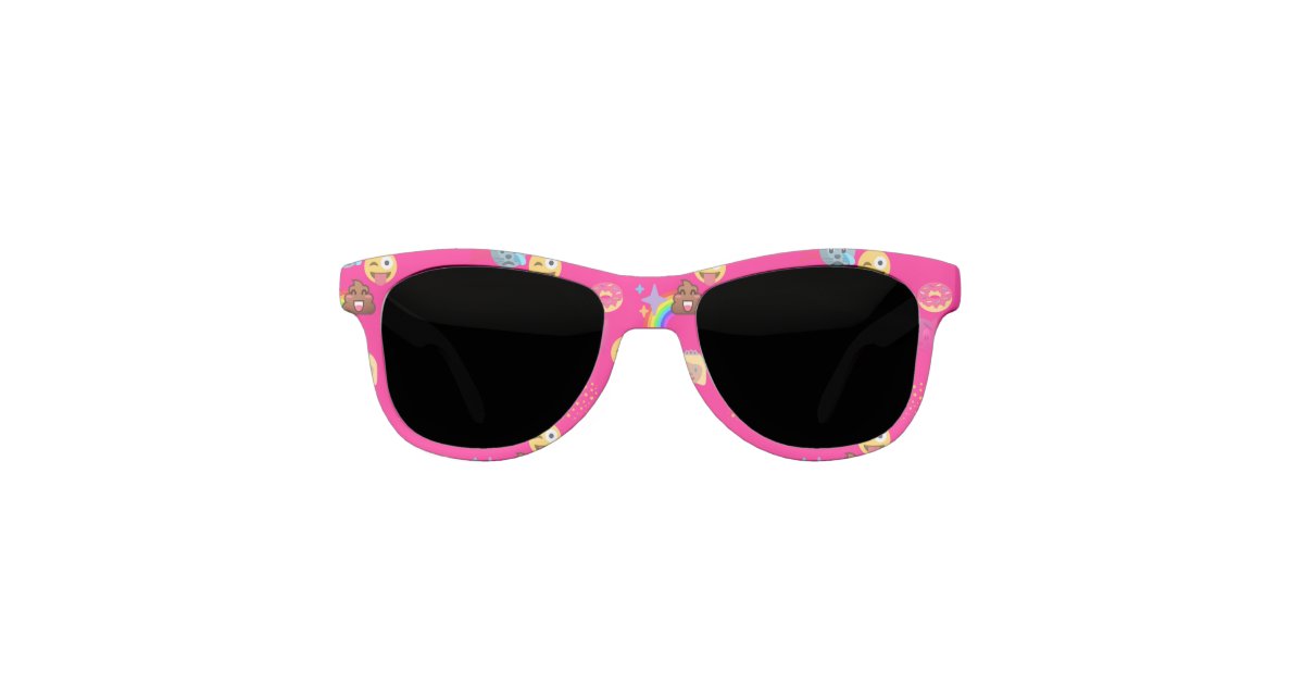 Hot Pink Emoji Sunglasses