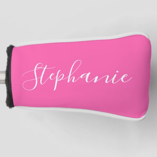 Hot Pink Fashion Trending Color Golf Head Cover