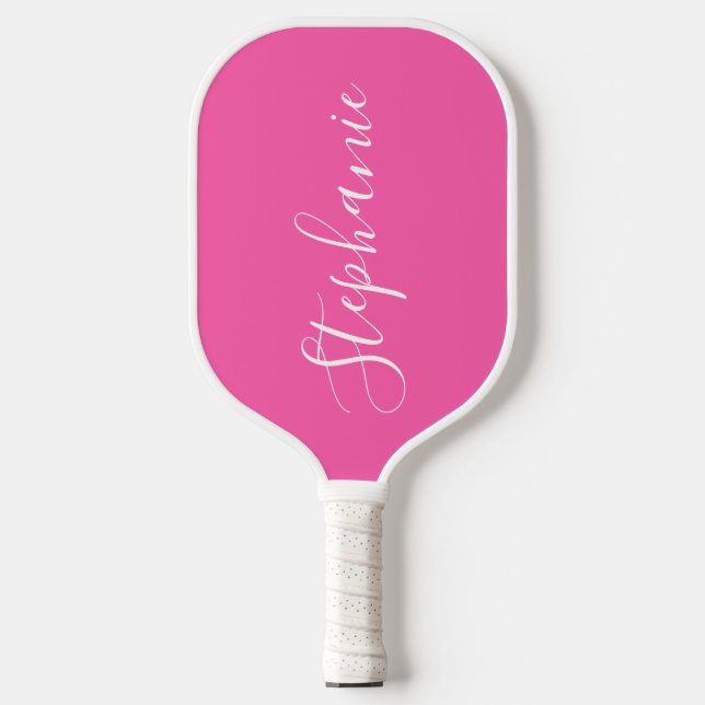 Hot Pink Fashion Trending Color Pickleball Paddle (Front)