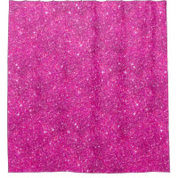 Hot Pink Faux Glitter Sparkle Pattern Girly