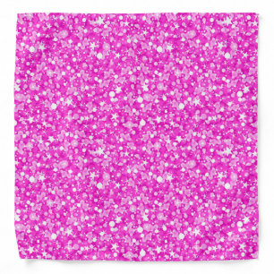 Hot-pink faux glitter texture background bandana