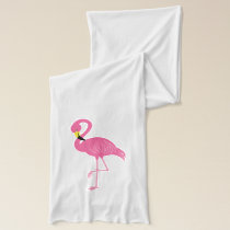 Hot Pink Flamingo Scarf