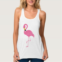 Hot Pink Flamingo Tank Top