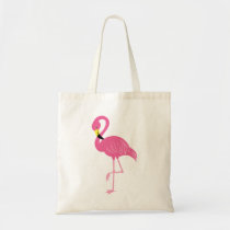 Hot Pink Flamingo Tote Bag