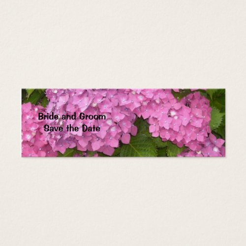 Hot Pink Floral Save the Date